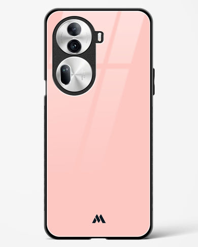 Salmon Pink Glass Case Phone Cover (Oppo)