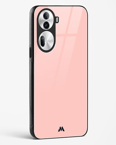 Salmon Pink Glass Case Phone Cover (Oppo)