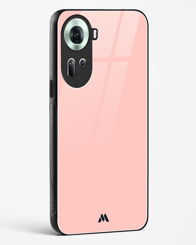 Salmon Pink Glass Case Phone Cover (Oppo)