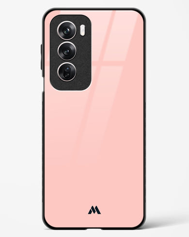 Salmon Pink Glass Case Phone Cover (Oppo)