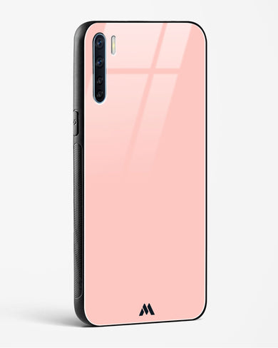 Salmon Pink Glass Case Phone Cover (Oppo)