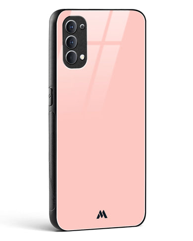 Salmon Pink Glass Case Phone Cover (Oppo)