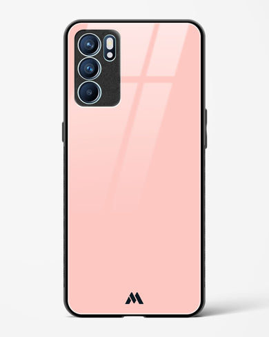 Salmon Pink Glass Case Phone Cover (Oppo)