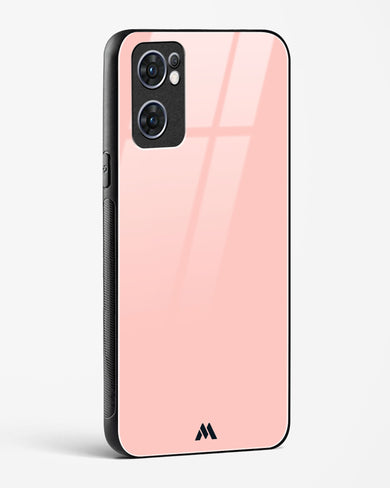 Salmon Pink Glass Case Phone Cover (Oppo)