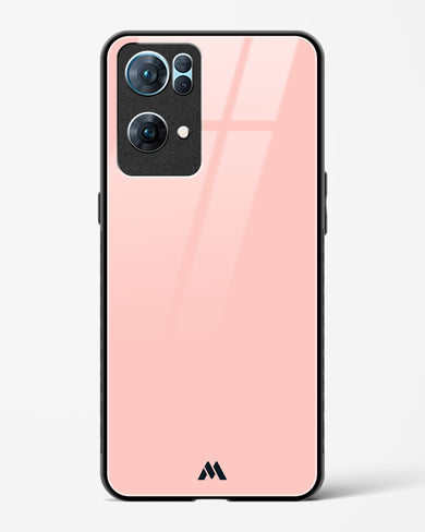 Salmon Pink Glass Case Phone Cover (Oppo)