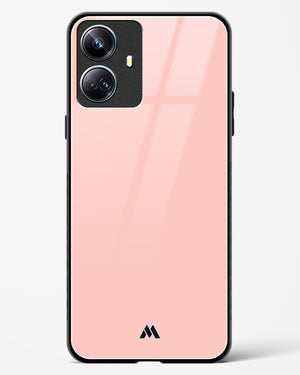 Salmon Pink Glass Case Phone Cover (Realme)