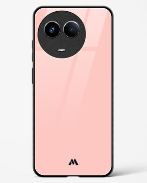 Salmon Pink Glass Case Phone Cover (Realme)