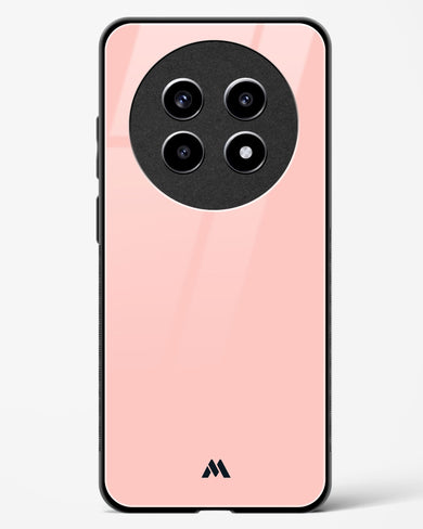 Salmon Pink Glass Case Phone Cover (Realme)