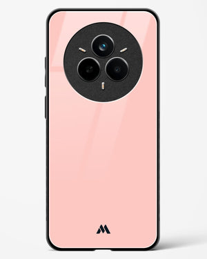 Salmon Pink Glass Case Phone Cover (Realme)