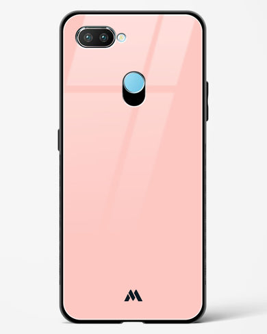 Salmon Pink Glass Case Phone Cover-(Realme)