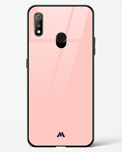 Salmon Pink Glass Case Phone Cover (Realme)