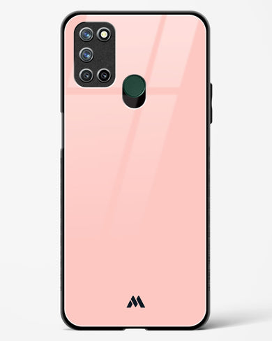 Salmon Pink Glass Case Phone Cover-(Realme)