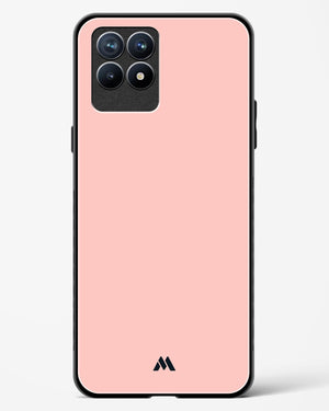 Salmon Pink Glass Case Phone Cover (Realme)
