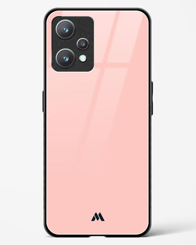 Salmon Pink Glass Case Phone Cover (Realme)