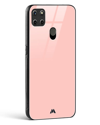 Salmon Pink Glass Case Phone Cover (Realme)