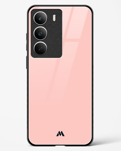Salmon Pink Glass Case Phone Cover (Realme)