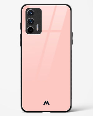 Salmon Pink Glass Case Phone Cover (Realme)