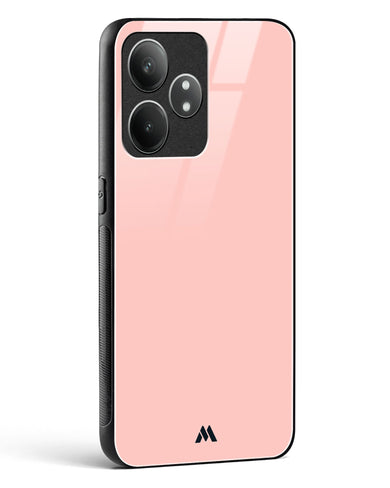 Salmon Pink Glass Case Phone Cover (Realme)