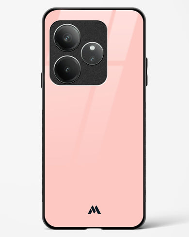 Salmon Pink Glass Case Phone Cover (Realme)
