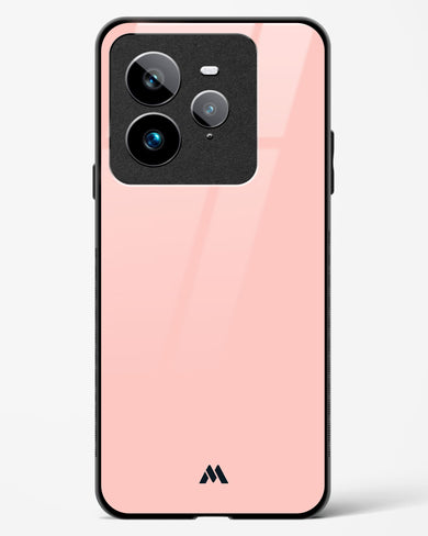 Salmon Pink Glass Case Phone Cover (Realme)