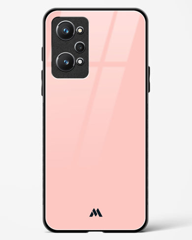 Salmon Pink Glass Case Phone Cover-(Realme)