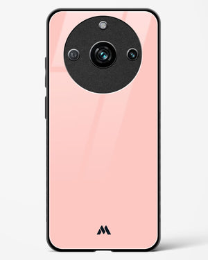 Salmon Pink Glass Case Phone Cover (Realme)