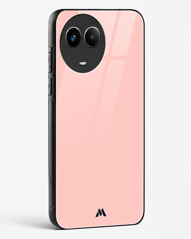 Salmon Pink Glass Case Phone Cover (Realme)