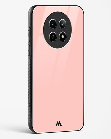 Salmon Pink Glass Case Phone Cover (Realme)