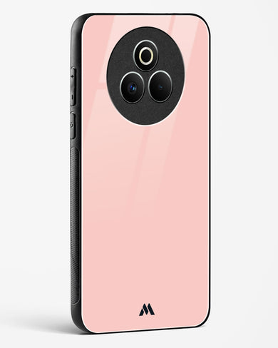 Salmon Pink Glass Case Phone Cover (Realme)
