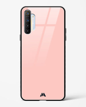 Salmon Pink Glass Case Phone Cover (Realme)