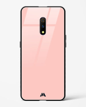 Salmon Pink Glass Case Phone Cover (Realme)