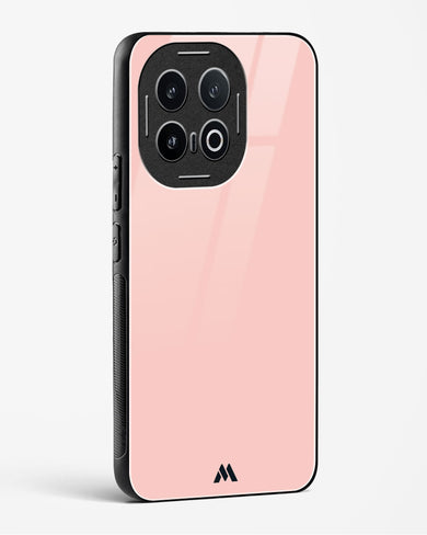 Salmon Pink Glass Case Phone Cover (Vivo)