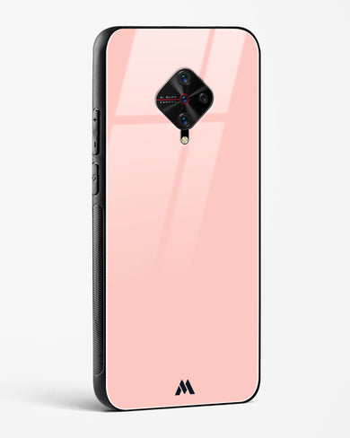 Salmon Pink Glass Case Phone Cover-(Vivo)