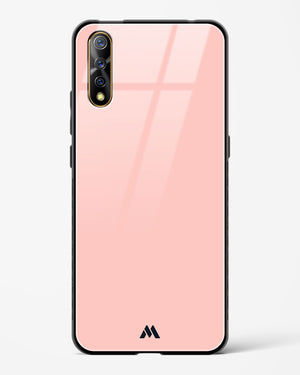 Salmon Pink Glass Case Phone Cover (Vivo)