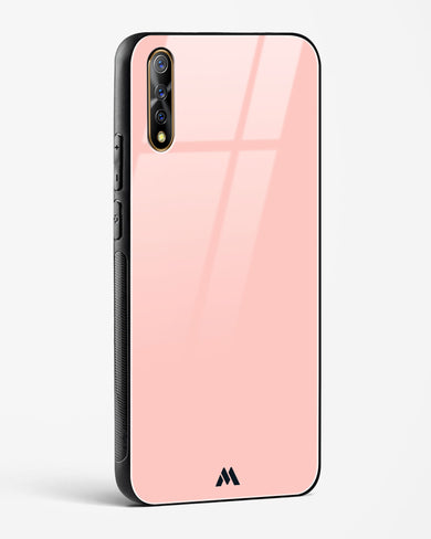 Salmon Pink Glass Case Phone Cover-(Vivo)