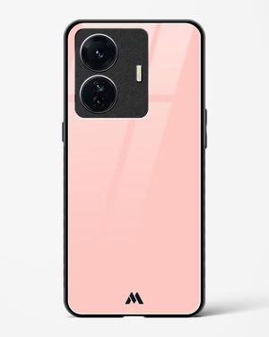 Salmon Pink Glass Case Phone Cover (Vivo)