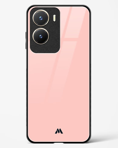 Salmon Pink Glass Case Phone Cover-(Vivo)