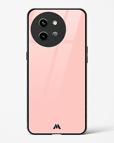 Salmon Pink Glass Case Phone Cover (Vivo)
