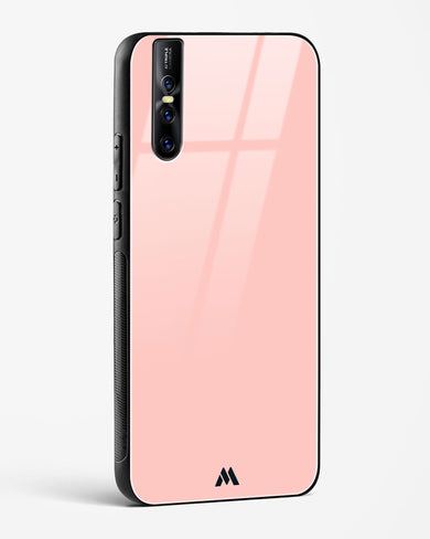 Salmon Pink Glass Case Phone Cover-(Vivo)