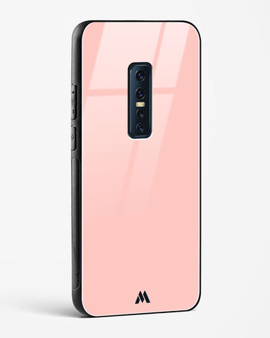 Salmon Pink Glass Case Phone Cover-(Vivo)