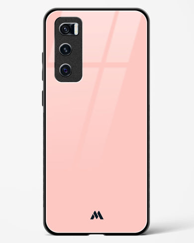 Salmon Pink Glass Case Phone Cover-(Vivo)