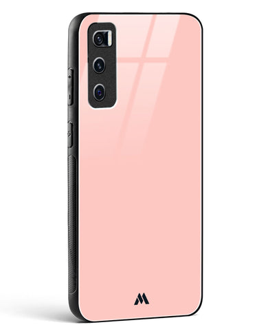 Salmon Pink Glass Case Phone Cover-(Vivo)