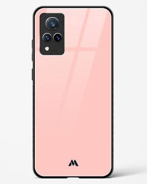 Salmon Pink Glass Case Phone Cover (Vivo)