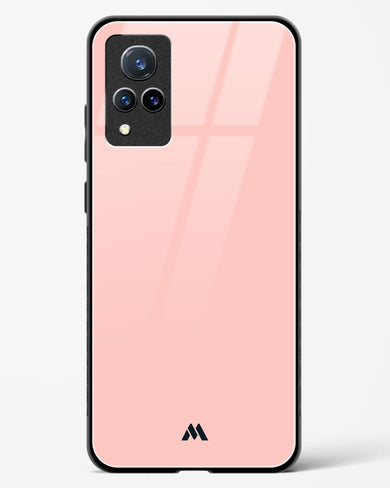 Salmon Pink Glass Case Phone Cover-(Vivo)