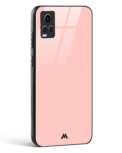 Salmon Pink Glass Case Phone Cover-(Vivo)