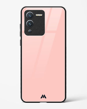 Salmon Pink Glass Case Phone Cover-(Vivo)