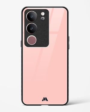Salmon Pink Glass Case Phone Cover-(Vivo)