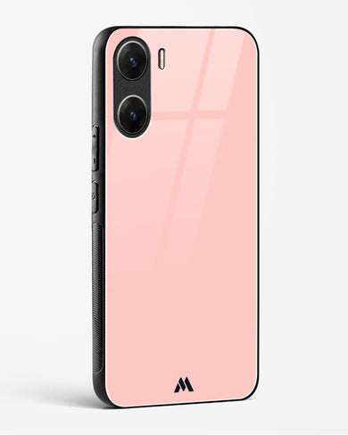 Salmon Pink Glass Case Phone Cover-(Vivo)