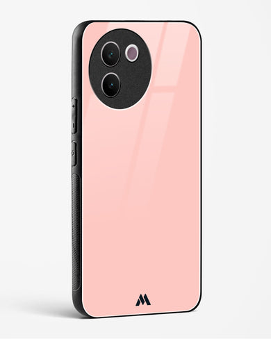 Salmon Pink Glass Case Phone Cover (Vivo)