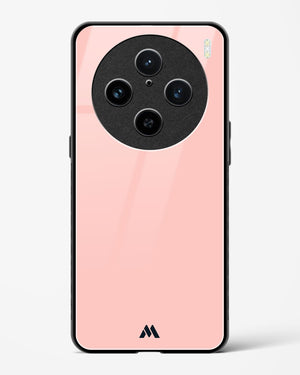 Salmon Pink Glass Case Phone Cover (Vivo)